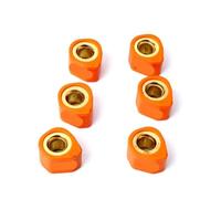 JlbVcx 6PC Racing Variator Roller Weights 20x15mm 8g 10g 13g 15g 19g For EV150 RV180 HD200 Jo125 Jo 150 125cc 200cc(20x15mm 19g)