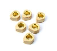 JlbVcx 6PC Racing Variator Roller Weights 20x15mm 8g 10g 13g 15g 19g For EV150 RV180 HD200 Jo125 Jo 150 125cc 200cc(20x15mm 15g)