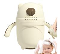 jlceh Baby Bath Rinse Cup | Shampoo Rinse Cup Ergonomic Handle Bath Water Pourer - Shampoo Scoops Sprinkler, Bright Baby Bath Pour Cup, Bath Water Bailer for Kids Boys Girls