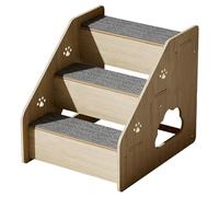 jlceh Dog Stairs for Small Dogs | Movable Wood Pet Stairs Dog Stairs Steps,Lightweight Dog Stair Helper Dog Couch Stairs for Old Dogs Small Dogs