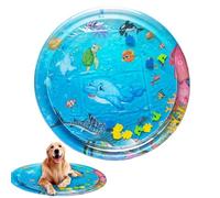 jlceh Pet Water Sensory Mat,Cartoon Sensory Water Playmat | Dogs Cats Portable Mat, Cute Interactive Toys for Puppies, Kittens