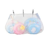 jlceh Pool Storage Bag - Foldable Hanging Pool Float Storage Bag, Large Capacity Toy Storage Organizer, Pool Toy Storage Mesh, Pool Float Net Storage, Pool Accessories for Floats, Noodles, Balls