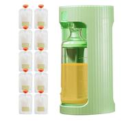 jlceh Reusable Squeeze Pouches - Reusable Fruit Squeeze Puree Filler | Reusable Food Pouches Refillable Kit, Portable Small Fruit Squeeze Puree Filler for Homemade Kids Food