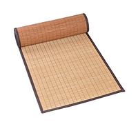 JLCP Natural Bamboo Table Runner, Farmhouse Table Runner, Handmade Vintage Table Runners with Edging Design for Kitchen/Coffee/Hotel/Wedding/Party,2,30x90cm/11.8"x35.4"