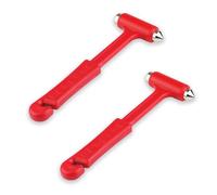 JLEivvi 2 PCS Car Window Breaker Multifunctional Car Safety Hammer 2-in-1 Emergency Escape Tool With Emergency Seat Belt Cutter And Window Breaker Car Emergency Kit For Car