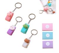 JLEivvi 4 PCS Mini Stapler Cute Small Stapler Mini Stationery Set Pink Stapler & Staples Set for Home Office(Send 3 Boxes of Staples)