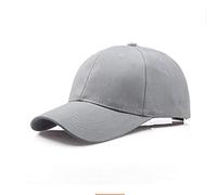 JLGY Baseball cap, men's peaked cap, summer sports cap, peaked cap, women's visor cap, leisure hat, unisex peaked cap, outdoor visor cap, ponytail cap, snapback cap, gray, One Size Fits All
