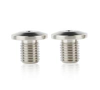 JLJLJ For Y//a//m//a//h//a H//u//s/q//v//a//r//n//a A//g//u//s//t//a 2PCS m10x1.25 Left-Hand and Right-Hand Thread Mirror Hole Plugs Cap(Silver)