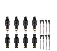 JLJLJ Fuel Injector Nozzle & Wire for C//h//e//v//r//o//l//e//t C//o//r//v//e//t//t//e P//o//n//t//i///a/c FJ680 57219 88864828, FJ10507(Nozzle and Wire X8)