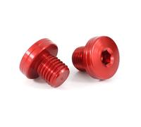 JLJLJ M10*1.25 Mirror Hole Plugs Cover Screw Bolt Universal Fit For D//u//c//a//t//i H//y//p/e//r//m/o//t//a//r//d 821 939 M//O//N//S/T//E//R S2R(Red)