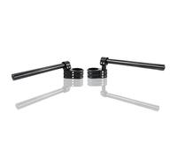 JLJLJ Motorcycle Handlebar Clip-On Handle Bar Raiser Universal Fit For 37mm 41mm 43mm 50mm 53mm 55mm Adjustable Clip-ons(43mm normal)