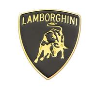 JLJTTBD Car Emblem for All Lamborghini Models, Letter Emblem Grill Trunk Badge Stickers, Car Exterior Decorations Accessories,Gold