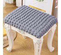 JLKC 1/2/4 Pack Stretch Rectangle Bar Stool Covers Elastic Vanity Stool Cover Chair Seat Slipcovers Counter Stool Covers Seat Cover For Living Room, Bedroom, Kitchen Washable (Color : B, Size : 1pcs)