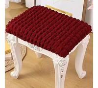 JLKC 1/2/4 Pack Stretch Rectangle Bar Stool Covers Elastic Vanity Stool Cover Chair Seat Slipcovers Counter Stool Covers Seat Cover For Living Room, Bedroom, Kitchen Washable (Color : D, Size : 1pcs)
