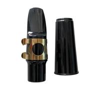 Jlkegfdf Alto Saxophone Mouthpiece - Musical Instrument Mouthpiece with Ligature and Cap - Sound Developer for Beginner, Student, Musician
