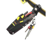 Jlkegfdf Belt Tool Pouch,Waterproof Screwdriver Holder | Wear-Resistant Ergonomic Tool Bag for Home Gardening Mechanic Hunting Carpentry Fishing Hiking Construction Plumbing