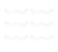 Jlkegfdf Face Shiny Temporary Sticker - Sticker Face Glitter Decals | 6X Temporary Body Stickers Face Glitter Makeup, Face Eye Makeup Stickers for Halloween Festivals Parties