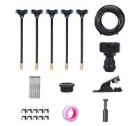 Jlkegfdf Garden Auto Irrigation System, Automatic Watering System, Sprinkling Quick Connect Tool 360 Degree Curved for Nursery, Raised Beds, Greenhouse, Park