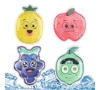 Jlkegfdf Gel Ice Pack,Cartoon Kids Ice Packs - Forehead Soothing Pad Sheet for Hip Knee Elbow Ankle Neck Shoulder Back Foot Camping Hiking
