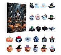 Jlkegfdf Halloweens Calendar Advent 2025 | Halloweens Toys Calendar Advent | Collectible Doll Mini Toys Figures for Party Kids Men Women Boys Adults Kitchen Girls Teen Holiday Home Decor