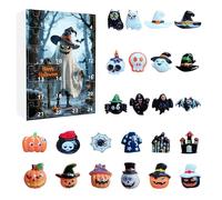 Jlkegfdf Halloweens Calendar - Halloweens Toys Calendar Advent,Collectible Doll Mini Toys Figures for Party Kids Men Women Boys Adults Kitchen Girls Teen Holiday Home Decor