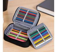 Jlkegfdf Large Pencil Case,5-Compartment Large Pencil Pouch | Storage Organizer with Removable Dividers for Pen Marker Crayon Stationery Supplies Home Middle High School College