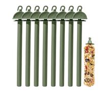 Jlkegfdf Pet Bird Cage Stand | 8x Bird Stand for Cage - Chewing Stick Exercise Toys Parrots Training for Small Budgies, Cockatiels, Conure, Lovebirds