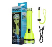 Jlkegfdf Scuba Diving Flashlight - Underwater Torch Flashlight Dive Light - Rechargeable Submarine Torch with Anti-Slip Strap for Beginners Scientific Research Shrimping Exploration