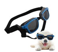 Jlkegfdf Small Dog Pet Eye Glasses - Windproof Pet Goggles Dog Sunglasses with Adjustable Strap,Dustproof Waterproof Pet Glasses Anti-Fog Swimming Pet Accessories for Small Dogs