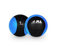 JLL 7kg Medicine Ball, Heavy-Duty Rubber Slam Ball for Weight Training