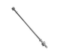 JLL Barbell Bar, Chrome Weight Lifting Bar with Spin-Lock Collars Included, Strong Steel Material, 1-Inch Barbell - 6 ft
