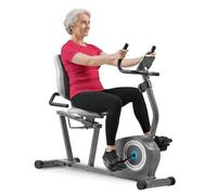 JLL Exercise Bike for Home Use, Magnetic Recumbent Exercise Bike for Seniors, Smart Bluetooth Compatible with Exclusive SunnyFit App, Indoor Stationary Bike with LCD Display