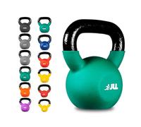JLL Kettlebell, Neoprene Coated Cast Iron Kettlebells for Home Gym Resistance Training - 14kg