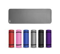 JLL Yoga Mat Extra Thick 15mm Non-Slip Pilates Workout Exercise Mat, Ideal Camping Mat(Grey)