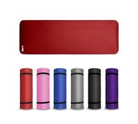JLL Yoga Mat Extra Thick 15mm Non-Slip Pilates Workout Exercise Mat, Ideal Camping Mat(Red)