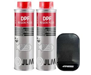 JLM 2 x 250ml Diesel DPF ReGen Plus Regeneration Support Diesel Cleaner with 4TRESS Non Slip Car Dash Mat (4T-2x-J02200)