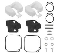 JLM MARINE 6L2W0093 Carburetor Rebuild Kit for Yamaha 20HP 25HP Outabord Engines Carb Kit 6L2-W0093-00 6L2-14301-11