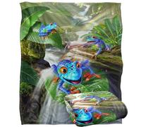 Jlo Jungle Frogs Silky Touch Super Soft Throw Blanket 152 X 127 cm
