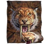 Jlo Saber-Toothed Tiger Silky Touch Super Soft Throw Blanket 152 X 127 cm