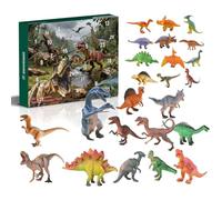 Jlobnyiun 2025 Christmas Calendar - Lovable Desk Decoration,2025 3D Dinosaur Model Advent Toys - For Men, Women, Boys, Youth, Teens, Woman, Husband, Daughter, Family and Friends