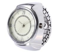 Jlobnyiun Analog Watch Band - Co-ordinating Look, Small Miniature Circular Case, Battery Powered + Hand Display, Alloy Accessory First, silver, Grande cornice interna, bracelet