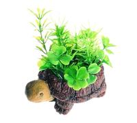 Jlobnyiun Aquarium and Fish Tray Air Stone | Decorative, Quiet and Small Turtle Shape - Decorative Bubble Maker For Aquarium And Fish Tray | Suitable For Ponds Buckets Hydroponies And Office