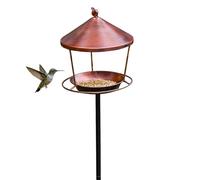 Jlobnyiun Aviary Feeding Bowl - Parrot Habitat Enrichment Gear, 100cm Large Standing Portrait Visual, Reliable Performance + Safe Convenient Logic, Heavy Polymer Unit | for Garden & Patio Use