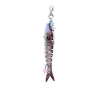 Jlobnyiun Bag Pendant, Bag Keychain,Realistic Fishing Bait Shape Creative Pendant - Fashion Backpack Accessories, Fish Lure Key Chain for Birthday