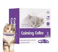 Jlobnyiun Calming Dog Collar - Natural Long Lasting Comfort Pet Accessory - Cats Calming Soother,For Travel Vet Visit Care Moving New Home Hard Sounds Strangers