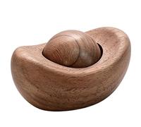 Jlobnyiun Car Fragrance Diffuser, Flameless Fragrance Dispenser, Wood Fragrance Diffuser for Car with Antique Chinese Coin Design - for Truck, Bedroom, Living Room, Bathroom, Hotel