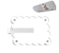 Jlobnyiun Car Photo Holder, Transparent Acrylic Magnetic Clip for Sun Visor - Auto Organisation for Birthdays, Family Parties and Children's