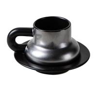 Jlobnyiun Ceramic Mug, Drink Cups - Ergonomic Handle Reusable Elegant Drink Container | Daily for Beer Tea Milk Kitchen Home Restaurant Cafe Picnic