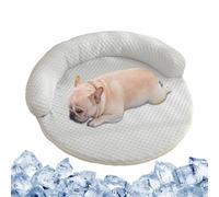 Jlobnyiun Cooling Pads for Dogs, Silk Cold Mat for Puppies | Washable Silk Cooling Cushion for Pets Car Travel Family Picnic Garden Patio