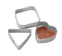 Jlobnyiun Cracker Cutting Board Set, Holiday Cracker Molds - Heart Cutter Embossing Bread | Easy Non-Stick Cracker Maker Tool for Sandwiches, Muffins, Fondant